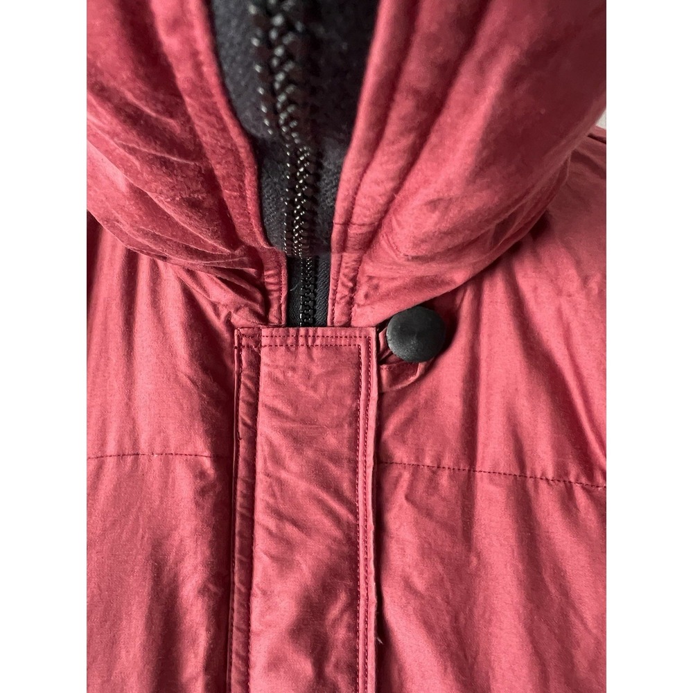 Vintage 80's Frostline Kit Quilted Goose Down Puffer Women's SM Sienna Red Coat - Picture 6 of 16
